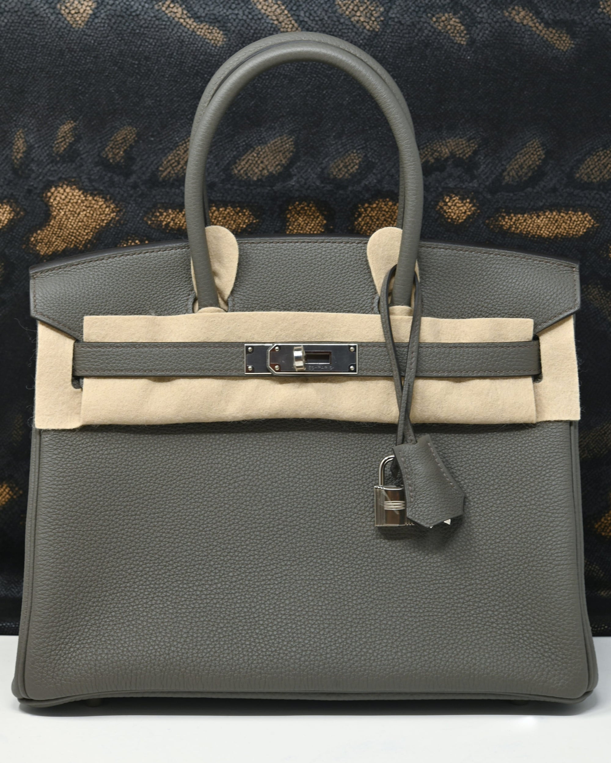 Birkin 30 Togo Gray Pewter Palladium Hardware - BRAND NEW