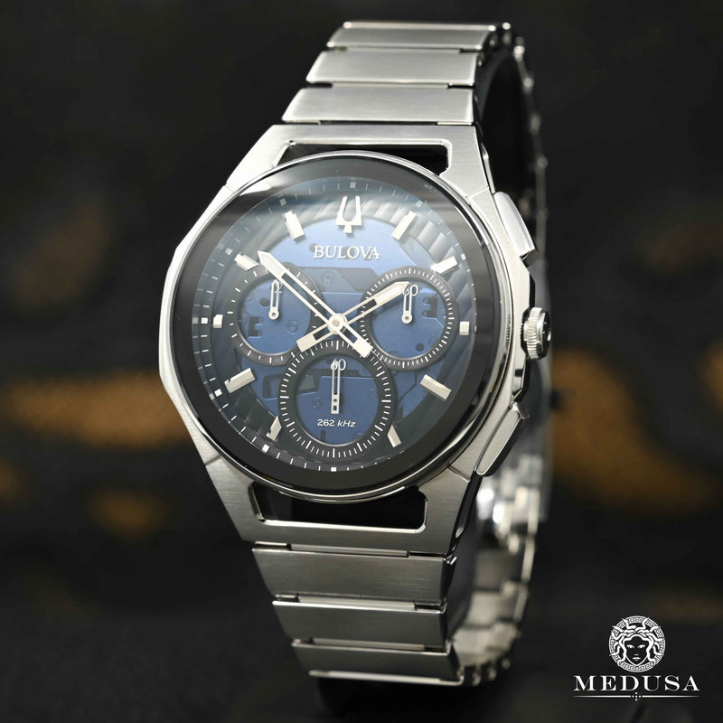 Montre Bulova | Montre Homme Bulova Curv - 96A205 Stainless