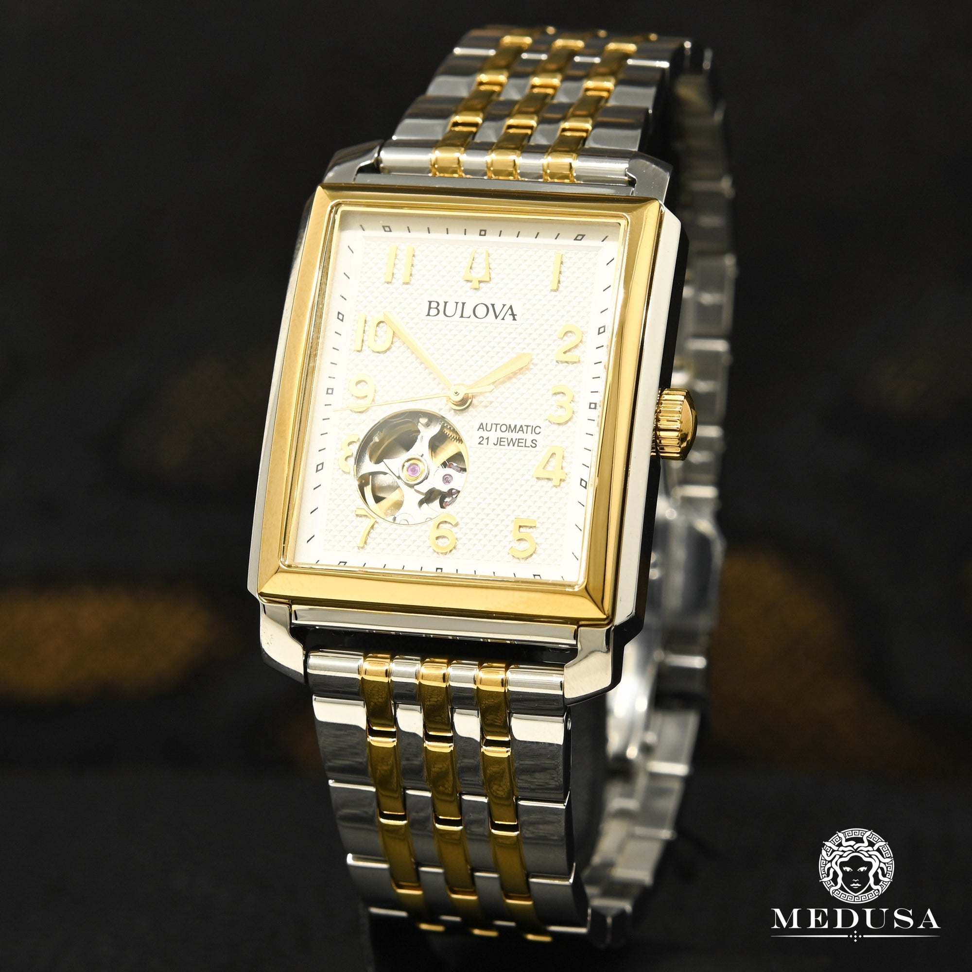 Montre Bulova | Montre Homme Bulova Sutton - 98A308 Or 2 Tons