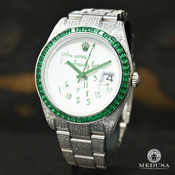 Rolex emerald green top