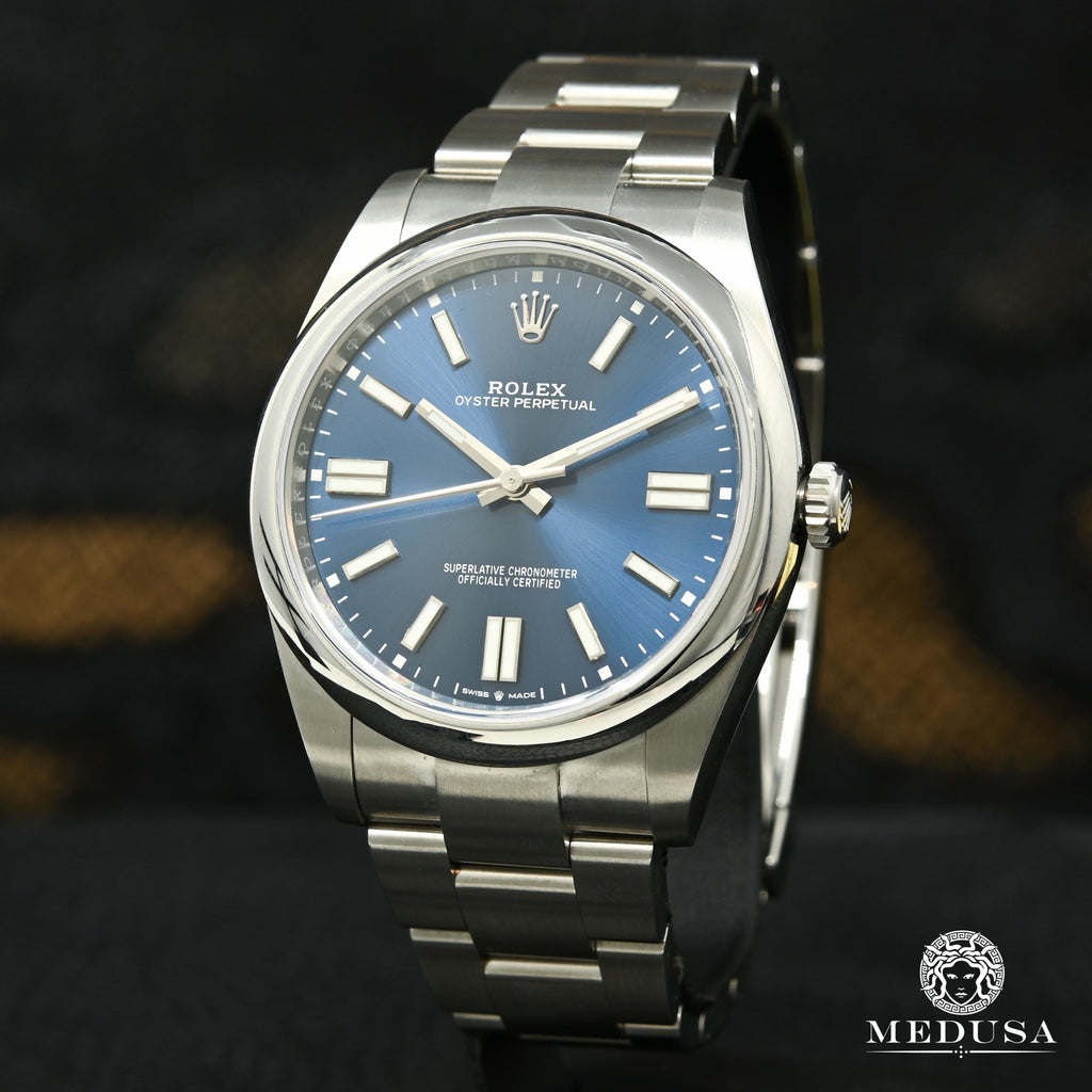 Rolex watch | Rolex Oyster Perpetual 41mm - Blue Men's Watch | Medusa  Jewelry