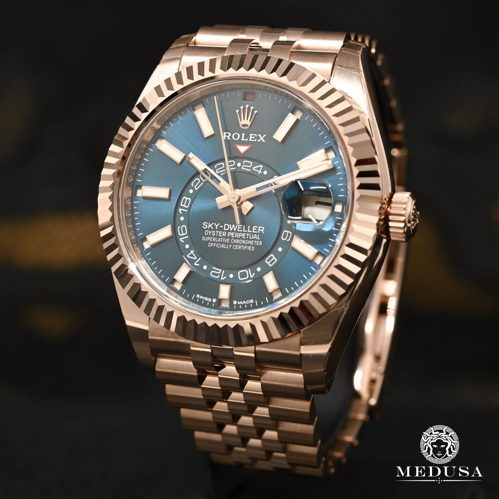 Rolex Sky -Dweller 42mm - Everose Blue Jubilee