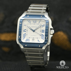Cartier santos bezel store