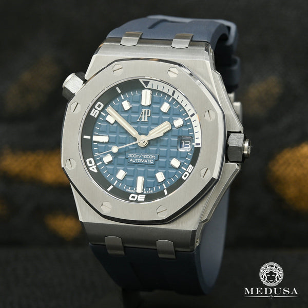 42mm Audemars Piguet Royal Oak Offshore Diver 15720ST Blue