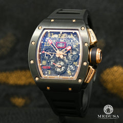 50mm Richard Mille Black Kit Rose Gold RM11 FM