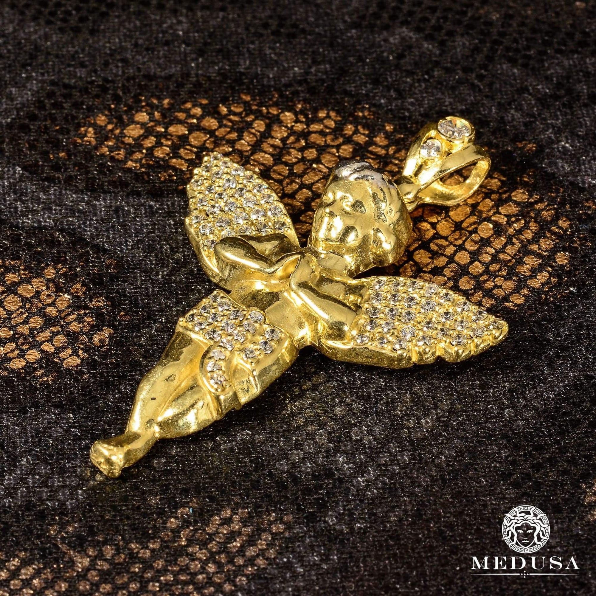 10K gold pendant Angel X1 Various pendant Medusa jewelry