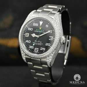 Rolex watch Rolex Air Tin 40mm Honeycomb Men s Watch Case Medusa jewelry