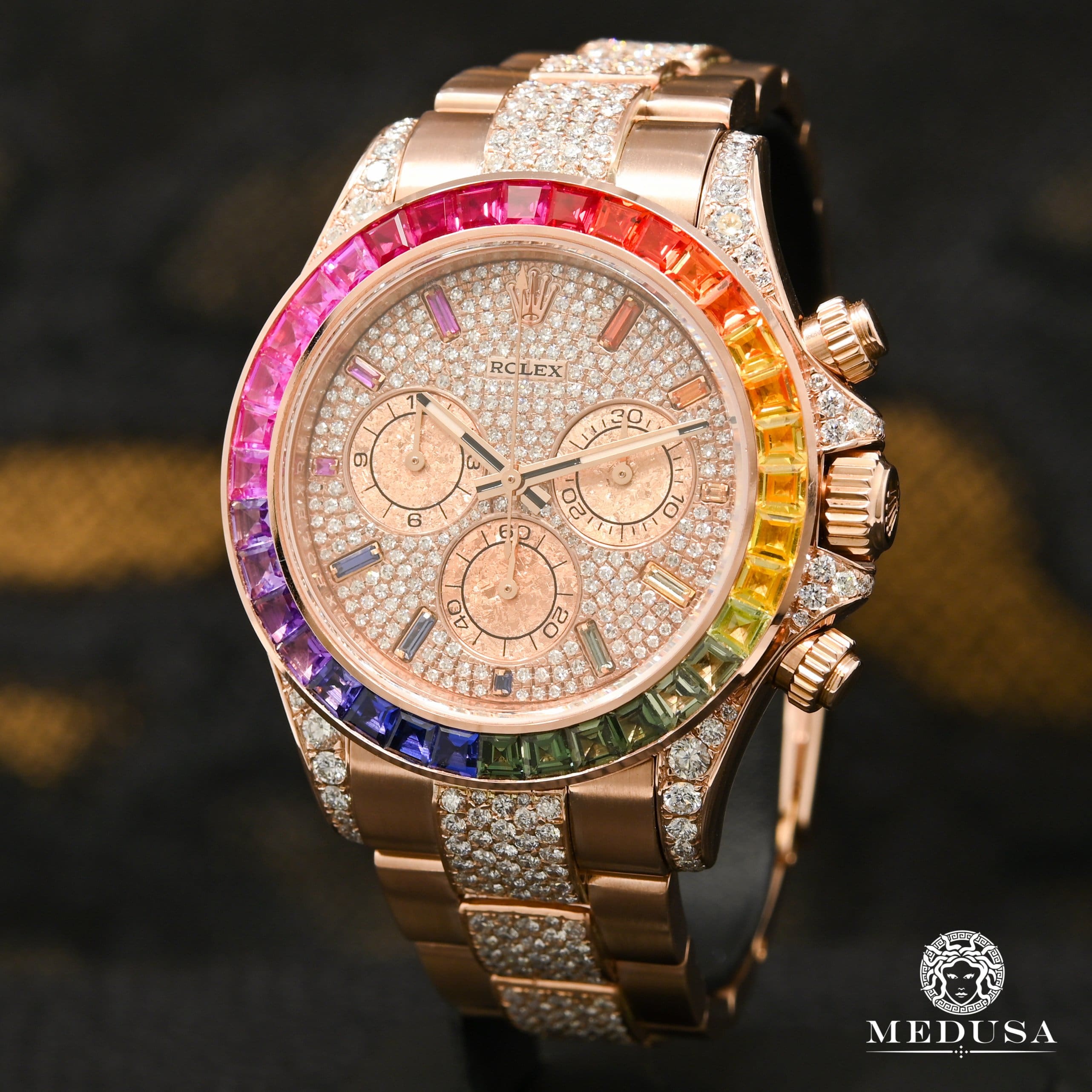 Rolex Cosmograph Daytona 40mm Rainbow Iced