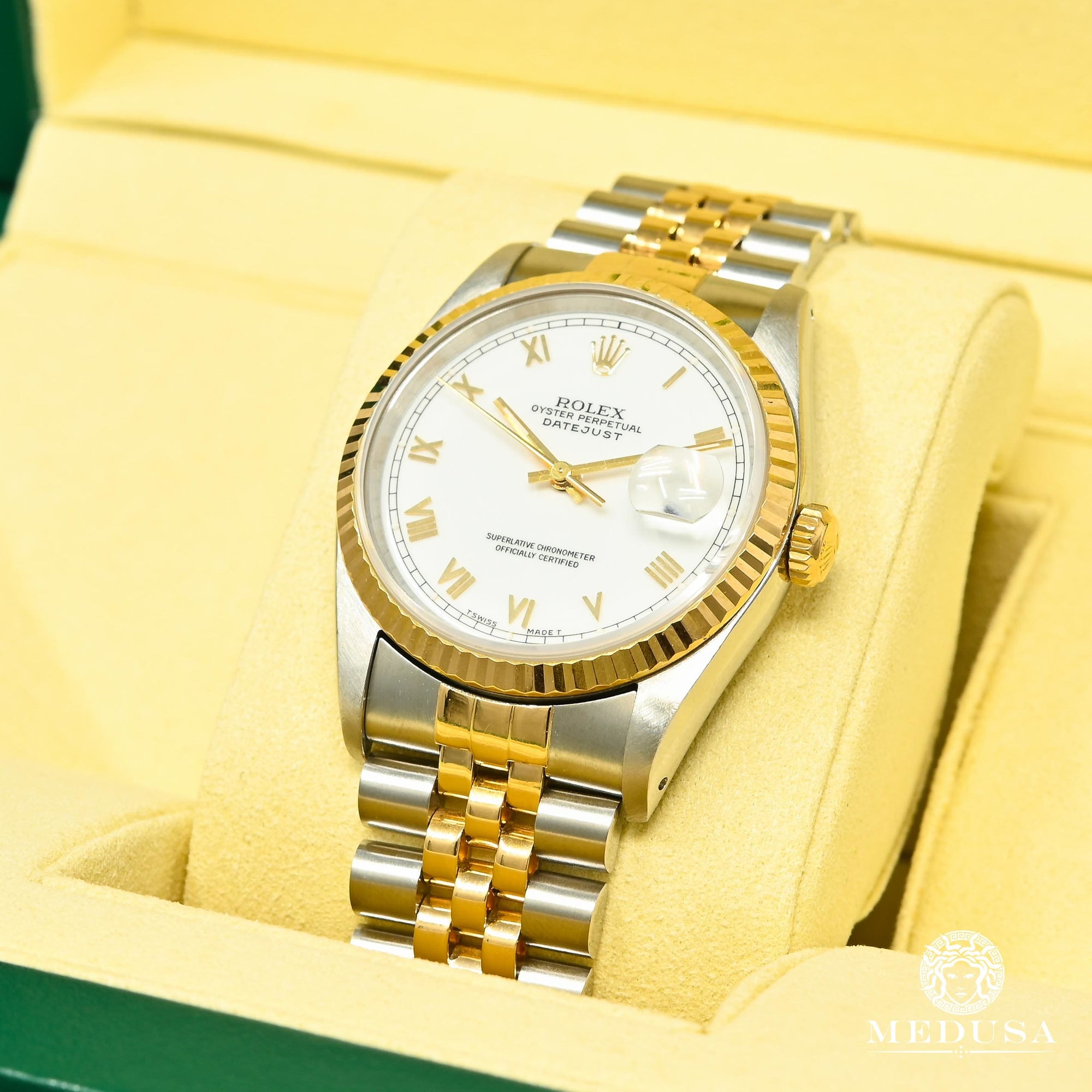 Rolex Datejust 36mm Roman White