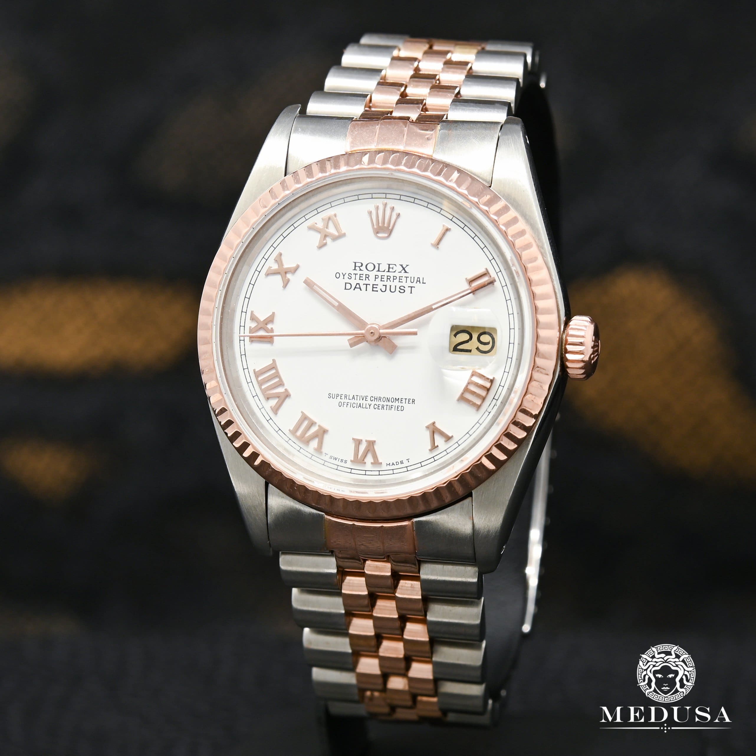 Rolex datejust 36 discount everose