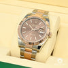 Montre Rolex | Montre Homme Rolex Datejust 41mm - Fluted Everose Stick Or Rose 2 Tons