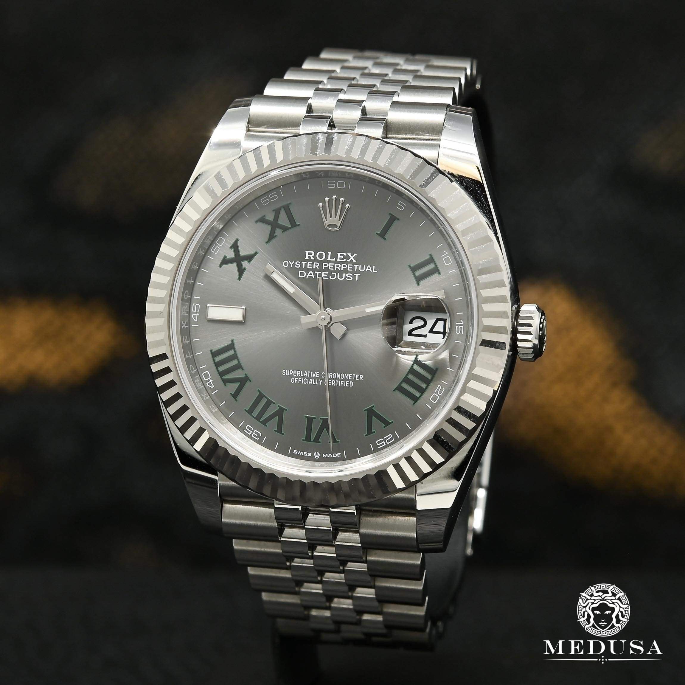 Rolex Datejust 41mm Fluted Jubilee Wimbledon