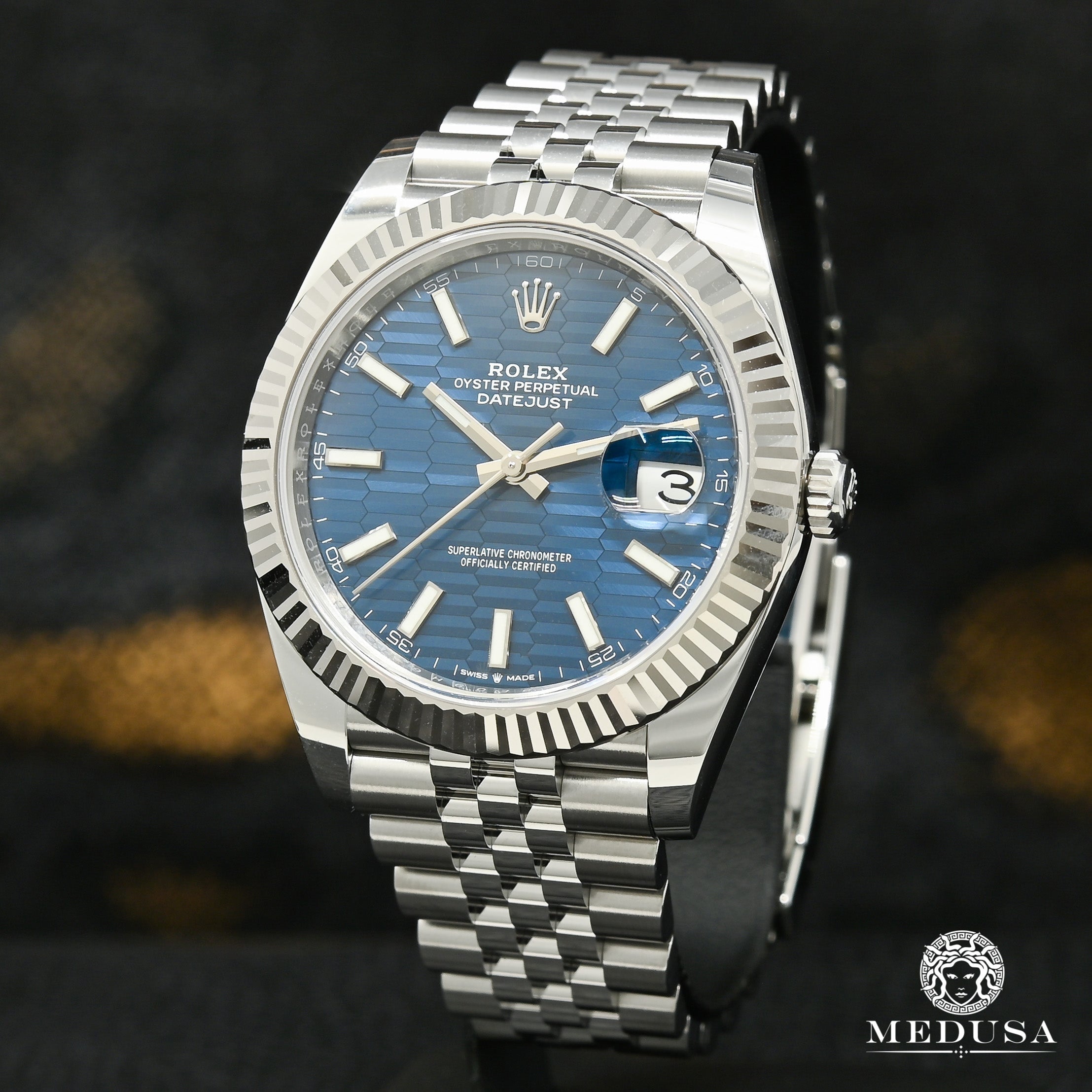 Rolex datejust clearance 41 blue face