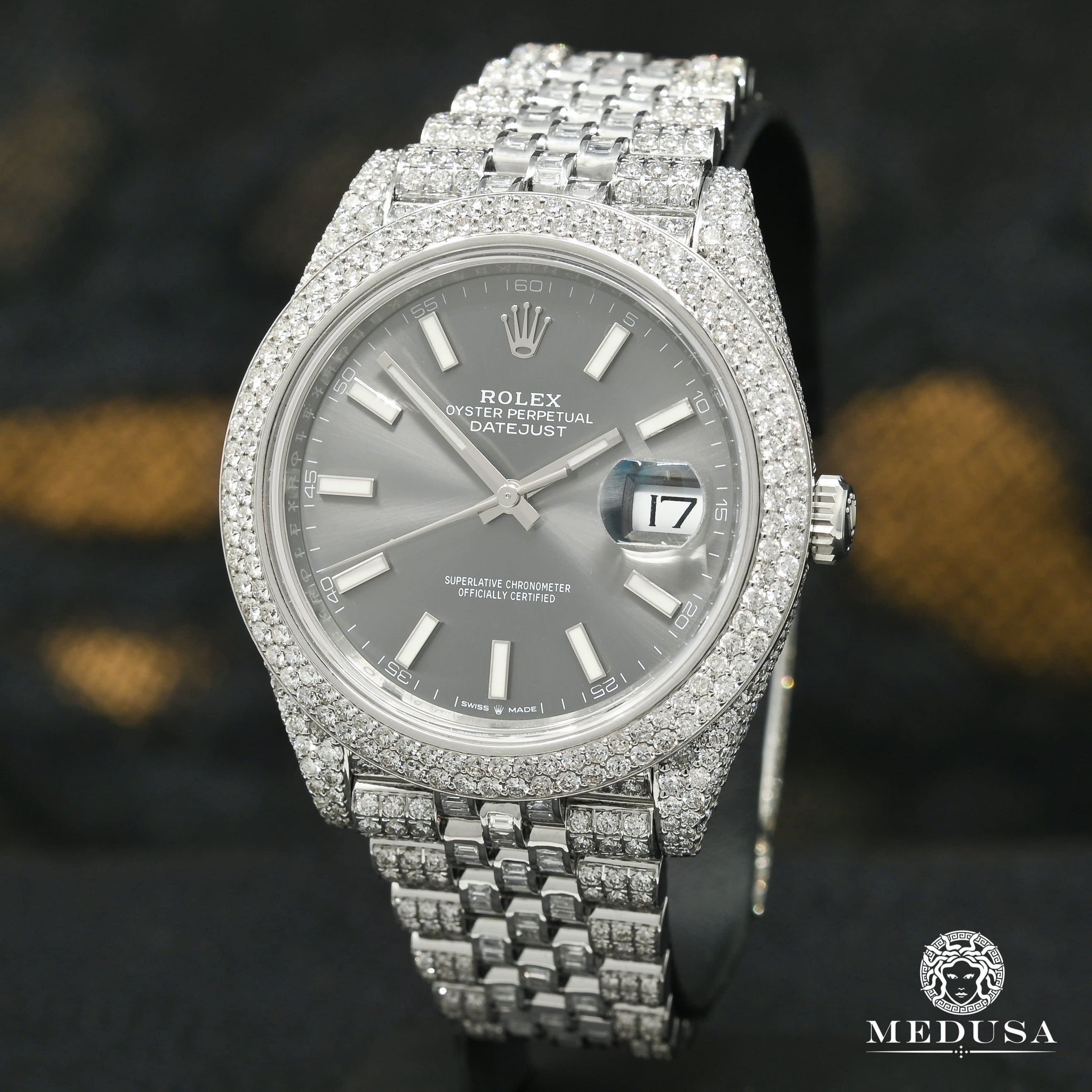 Rolex datejust 41 jubilee rhodium hot sale