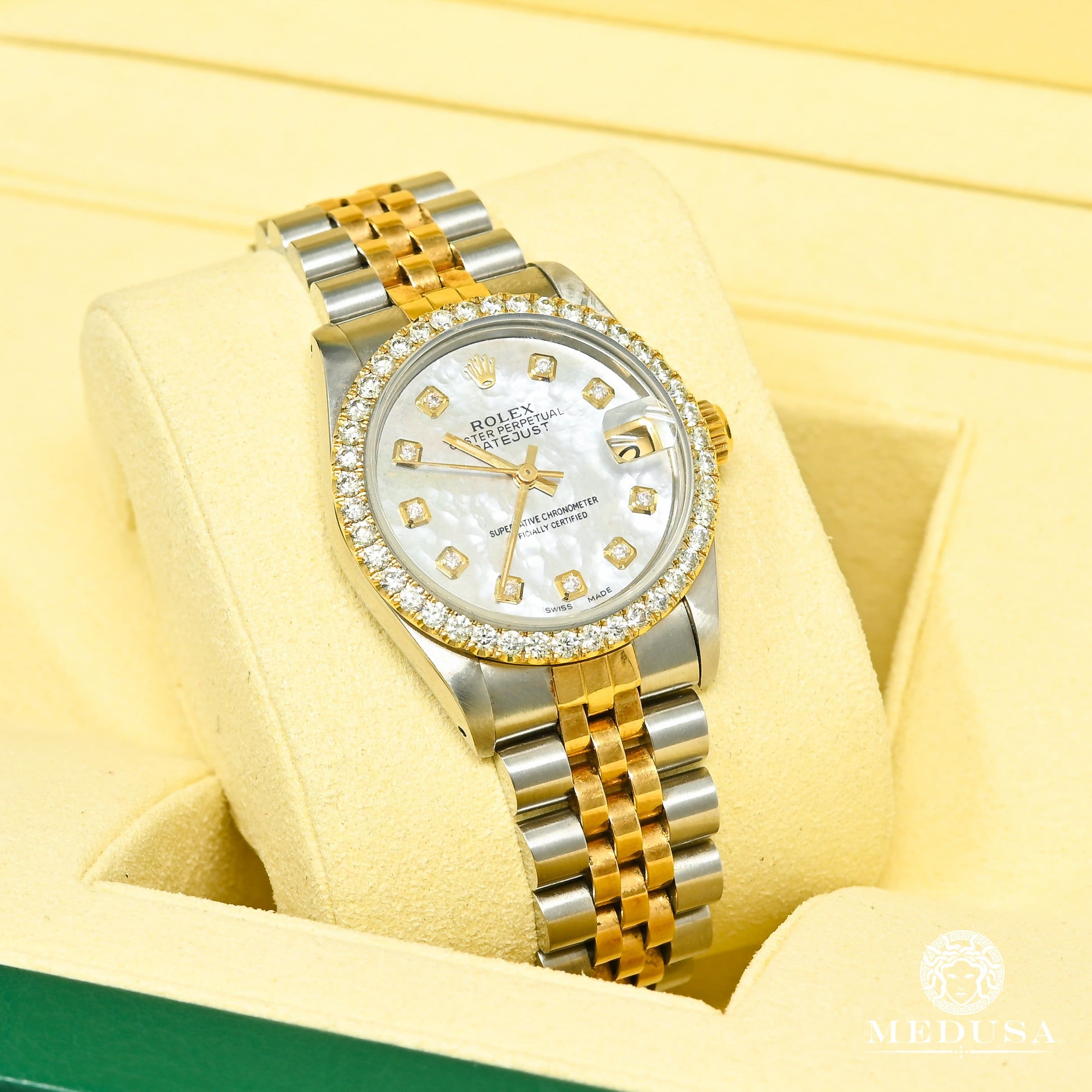 Rolex 31mm datejust on sale mother of pearl