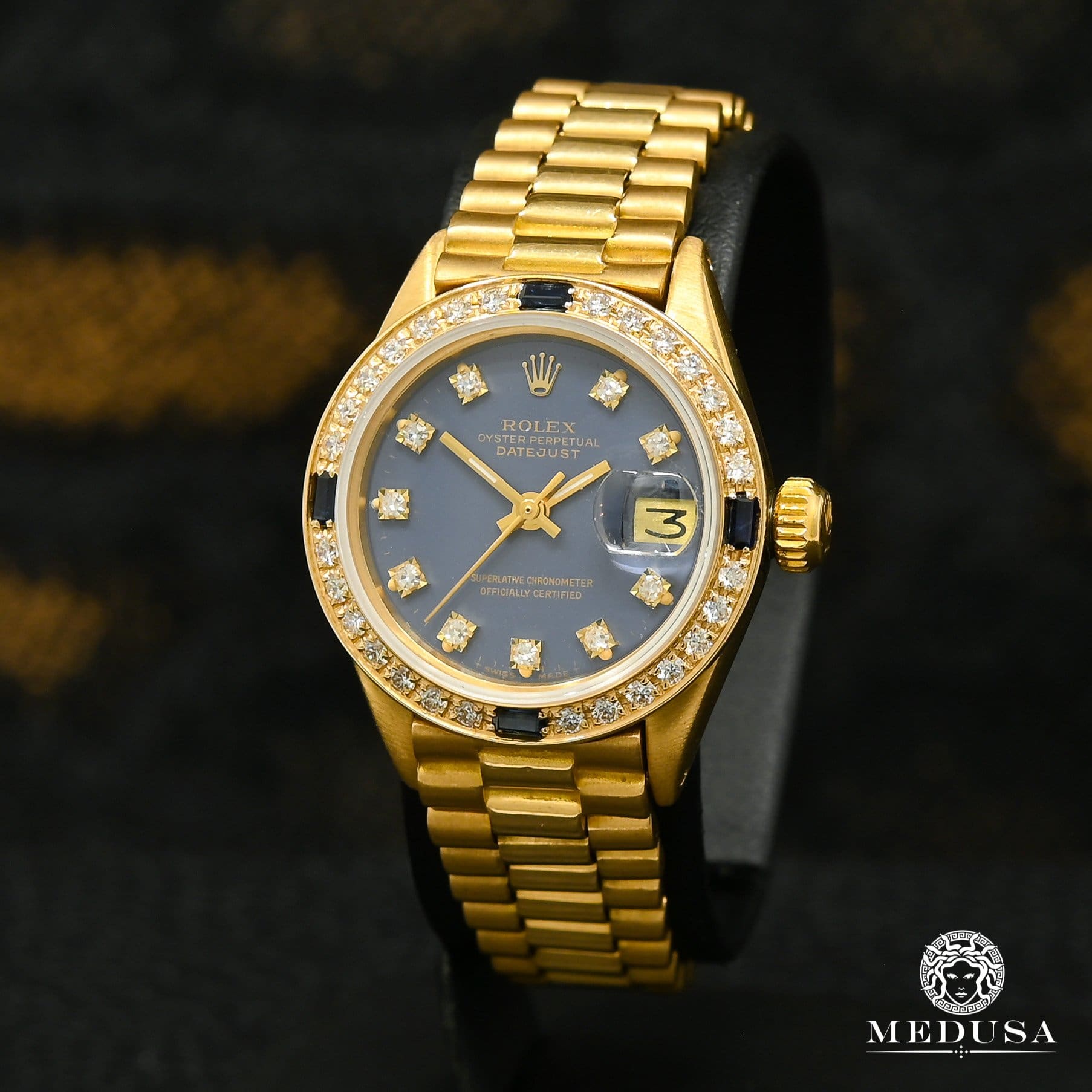 Rolex President Datejust 26mm Blue