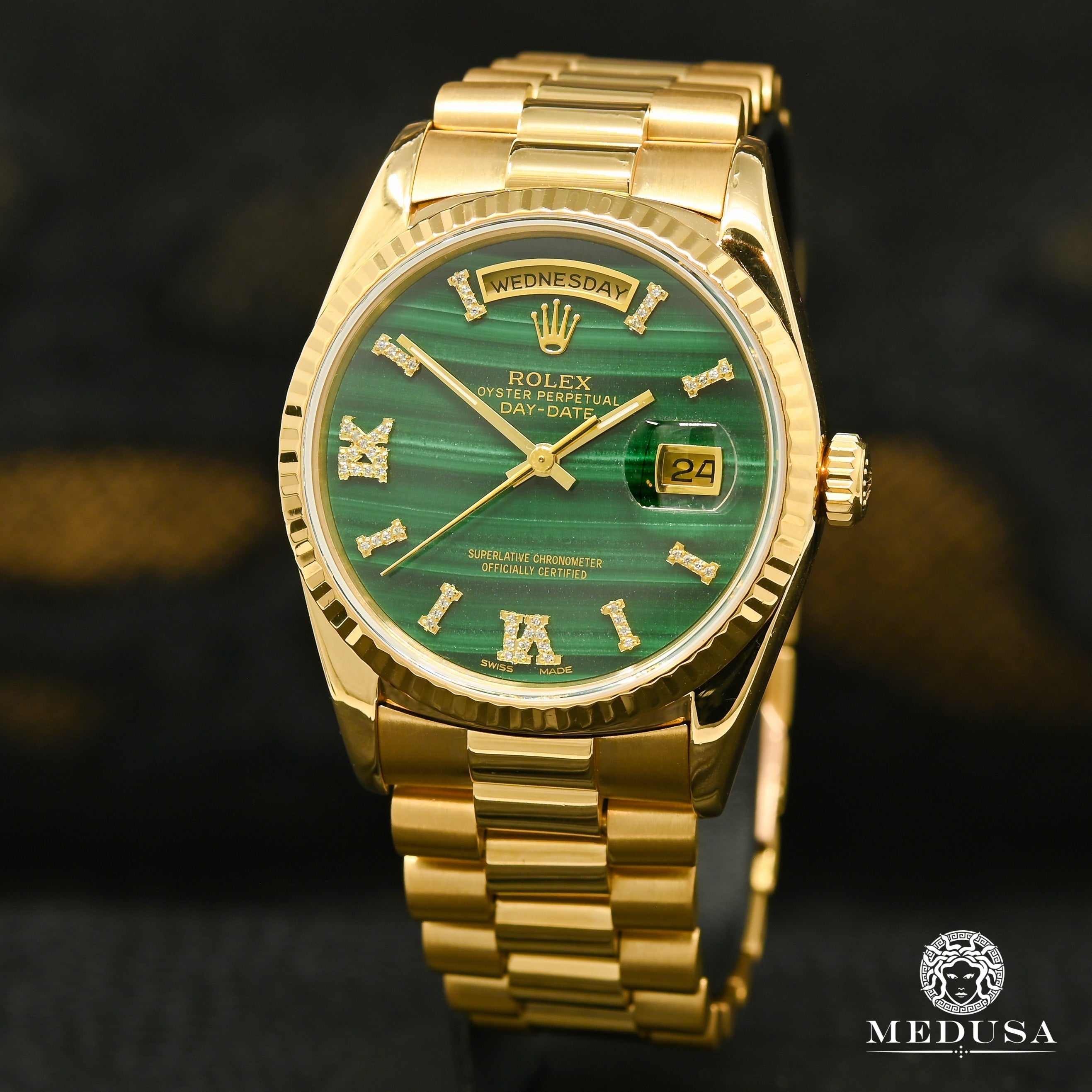 Rolex malachite dial online for sale