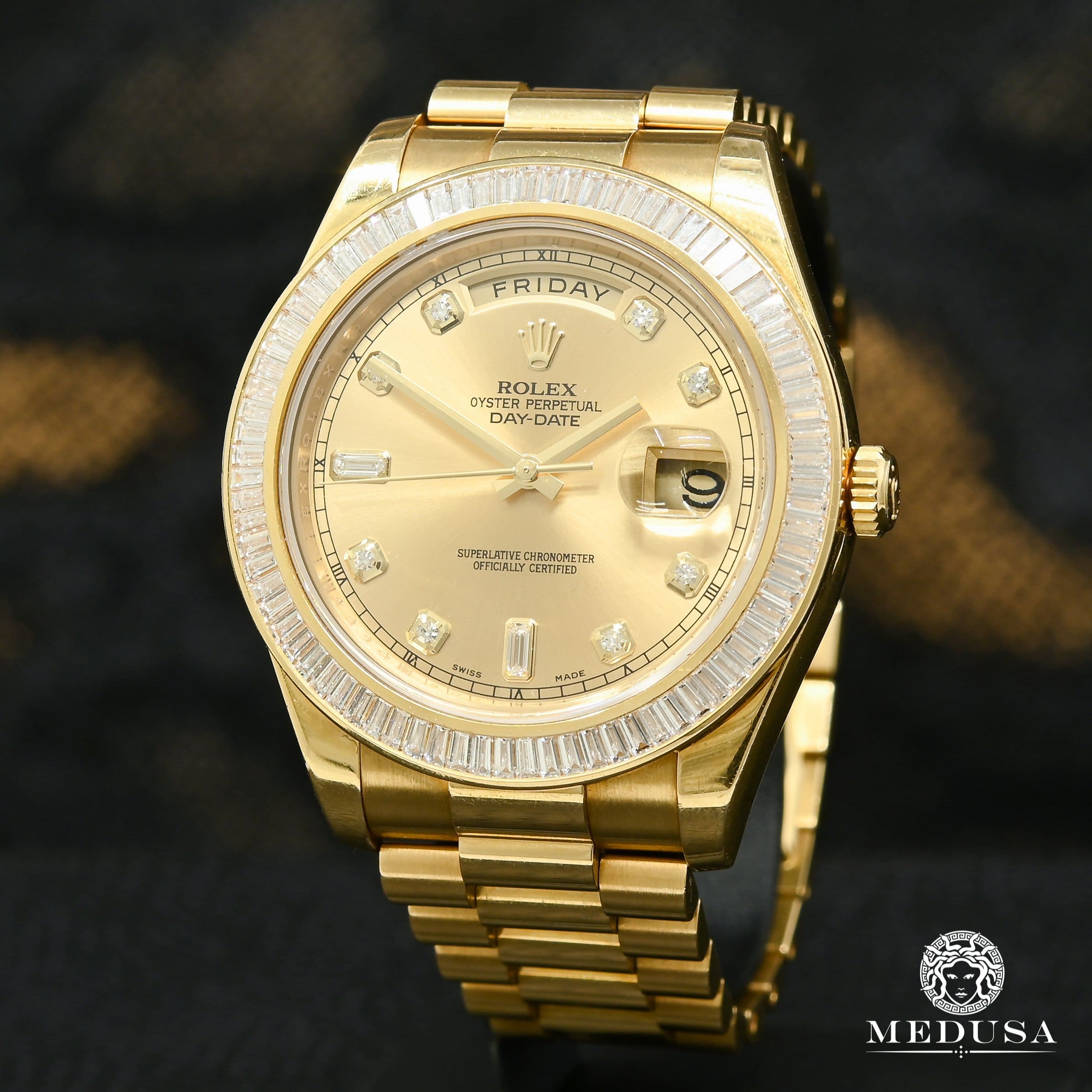 Rolex president discount white gold 41mm