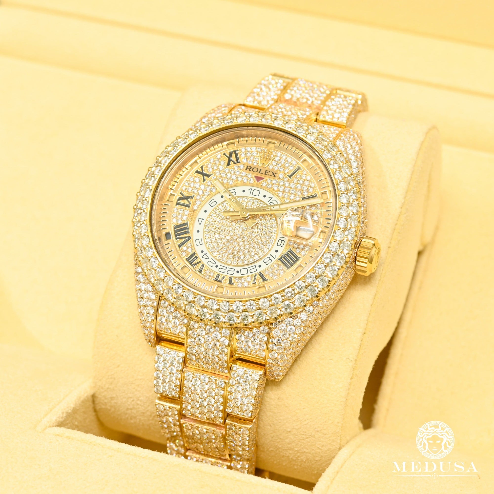 Rolex sky dweller or jaune new arrivals