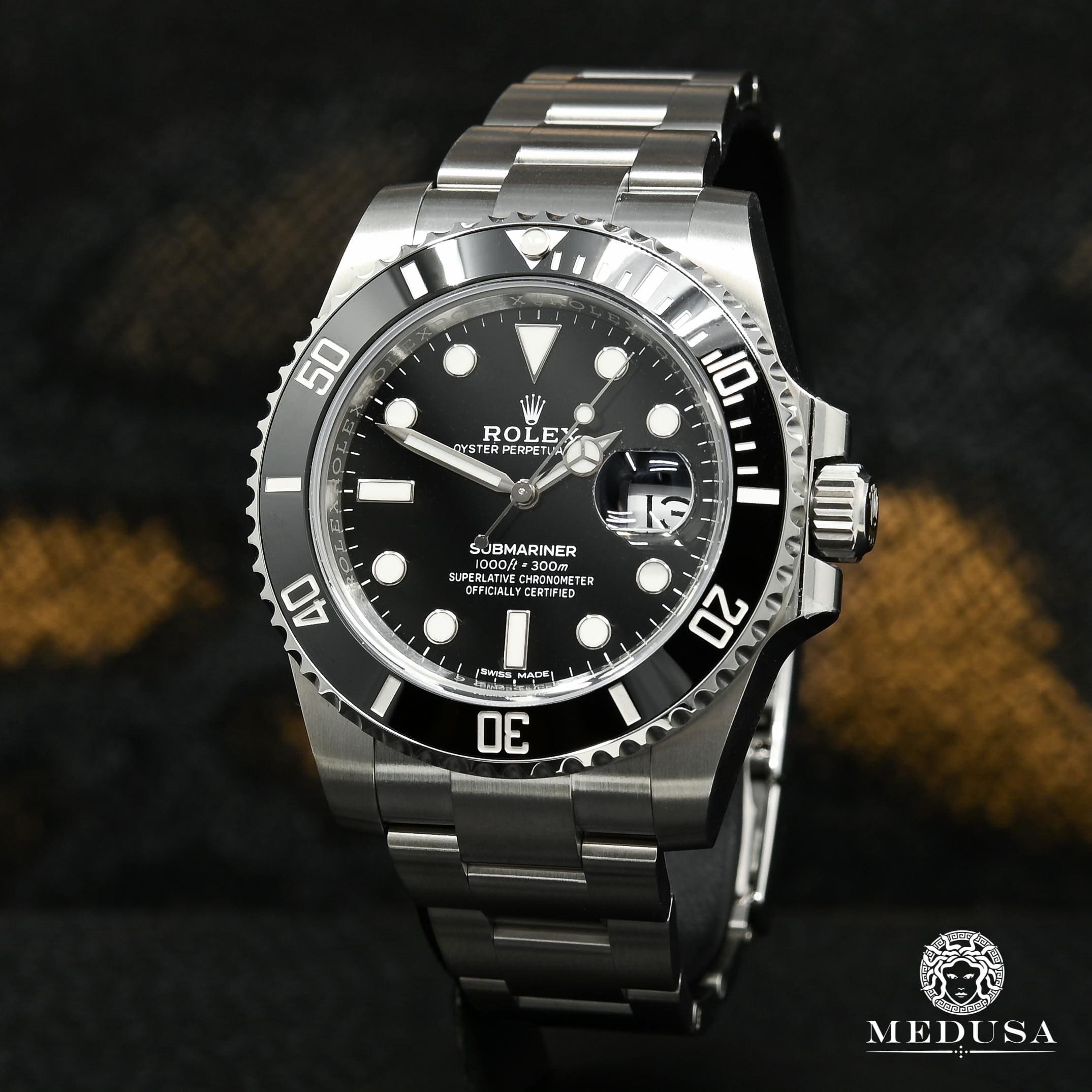 Montre rolex noir homme new arrivals